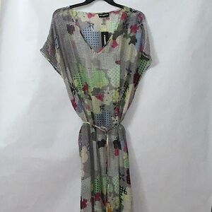 NWT, Karl Lagerfeld Colorful Polka Dot Swim CoverUp